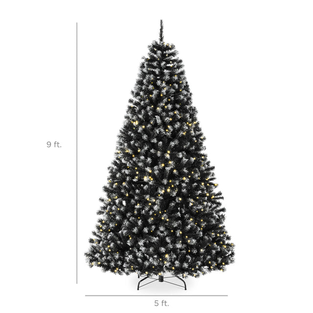 Pre-Lit Frosted Spruce Christmas Tree with Twinkling String Lights product image