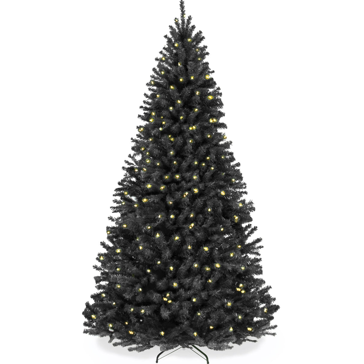Pre Lit Black Spruce Christmas Tree with Twinkle Lights