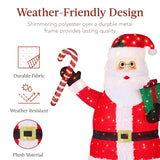 Lighted Pop-Up Santa Claus Christmas Decoration with LED Lights