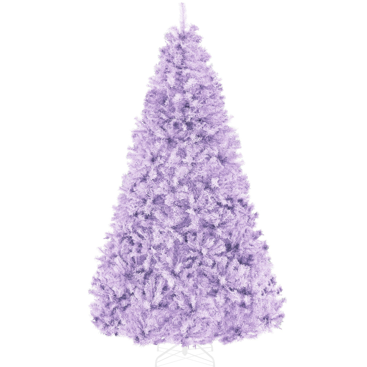 Artificial Lavender Christmas Tree Unlit Pine Design with Easy Assembly