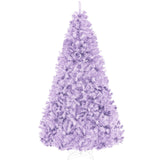 Artificial Lavender Christmas Tree Unlit Pine Design with Easy Assembly