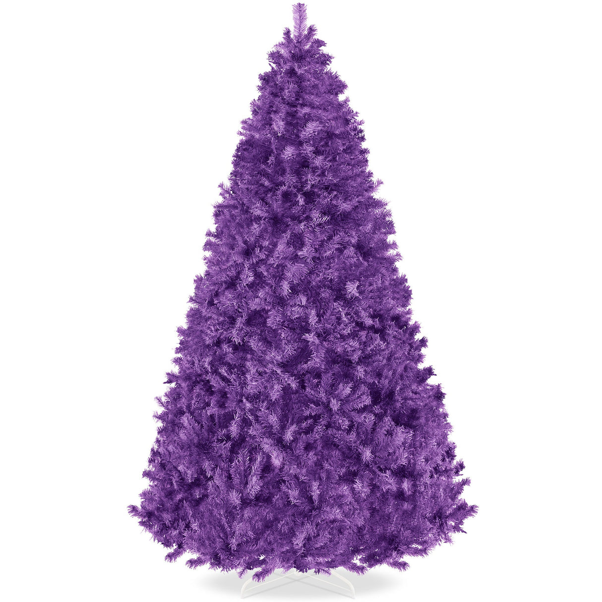 Artificial Purple Christmas Tree with Easy Assembly Design