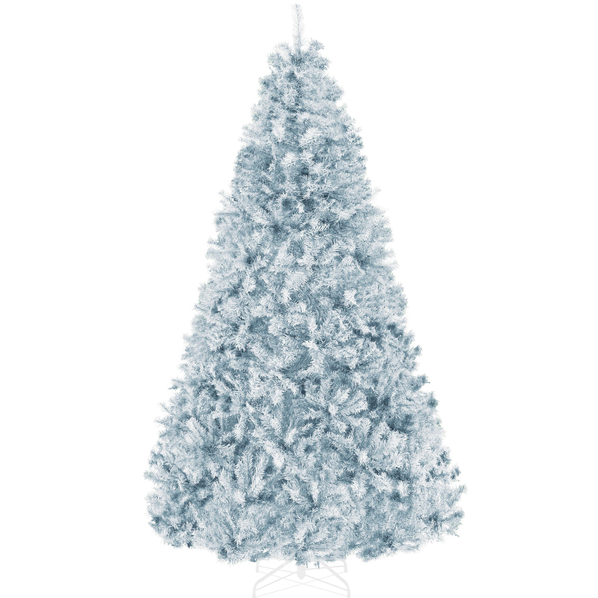 Unlit Artificial Pine Christmas Tree with Tapered Branch Tips product image showing its overall design and key features.