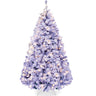Pre Lit Snow Flocked Christmas Tree with Twinkle Lights