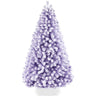 Snow Flocked Colorful Pine Christmas Tree with Metal Base