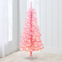 4ft Pre-Lit Colorful Mini Spruce Christmas Tree with LED Lights