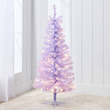 Pre Lit Colorful Mini Spruce Christmas Tree with LED Lights 4ft