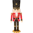 RADYAN lighted pop-up Christmas nutcracker decoration illuminated with 150 LED lights display