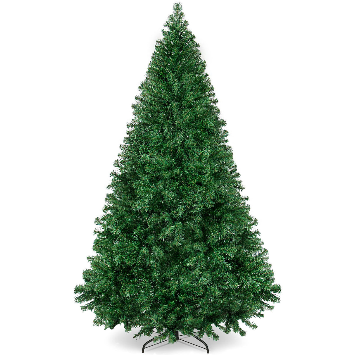 Pre Lit Snow Flocked Pine Christmas Tree with Warm Lights