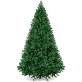 Pre Lit Snow Flocked Pine Christmas Tree with Warm Lights