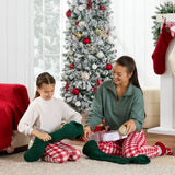 Snow Flocked Artificial Pencil Christmas Tree with Stand