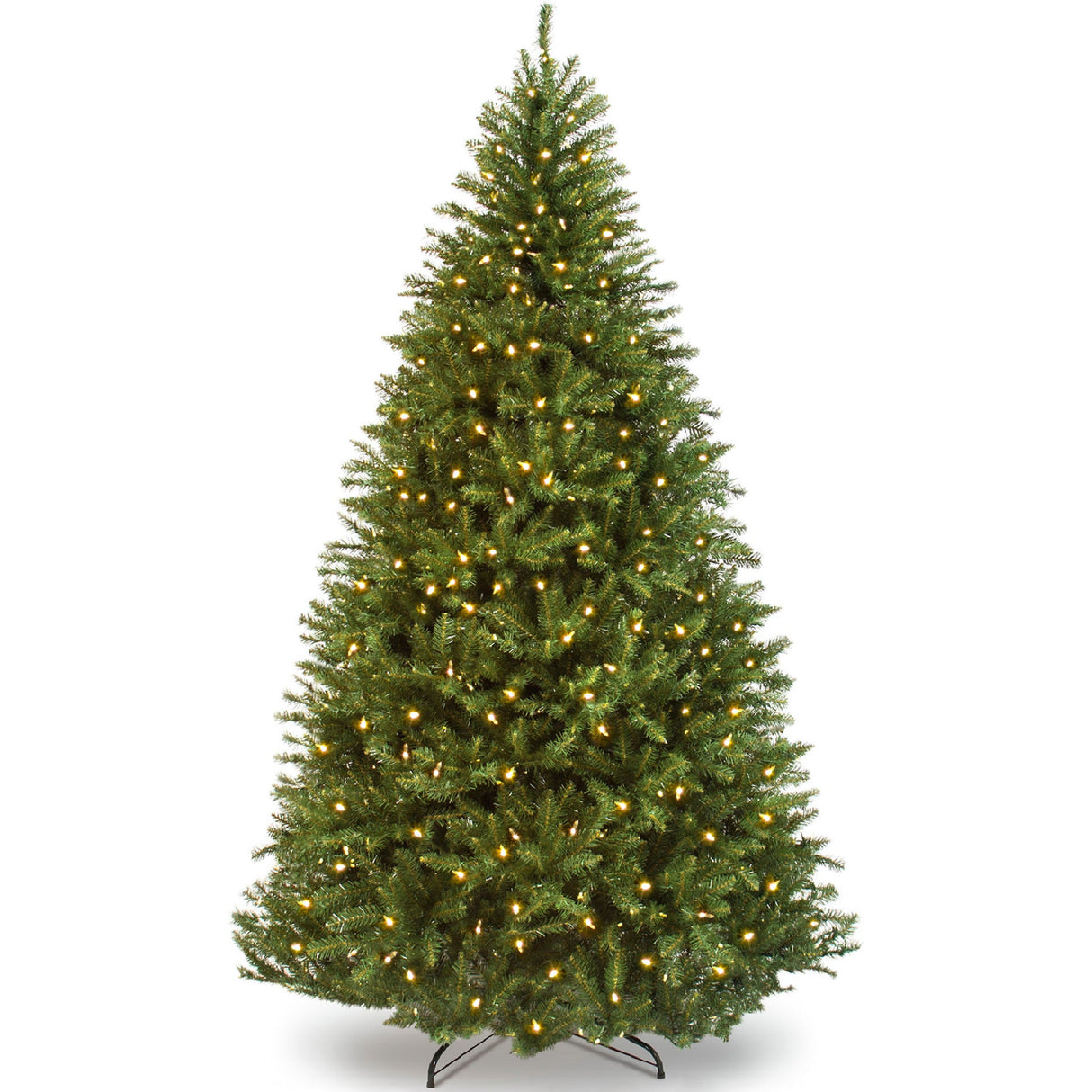 Pre Lit Hinged Douglas Fir Christmas Tree with Stand