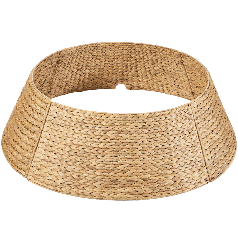24-Inch Woven Hyacinth Christmas Tree Collar