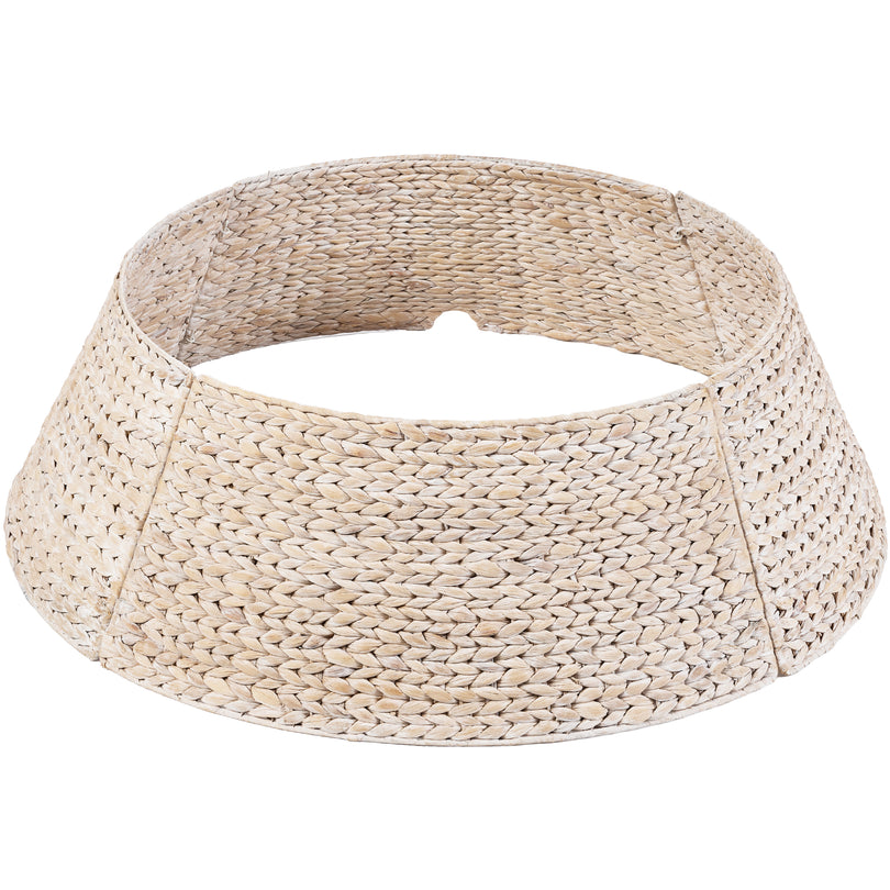 24-Inch Woven Hyacinth Christmas Tree Collar