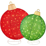 RADYAN lighted pop-up Christmas ornament set with 180 LED lights included for holiday decor