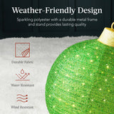 2pc Lighted Pop-Up Christmas Ornaments Decoration w/ 180 LED Lights, Stand