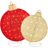 RADYAN lighted pop-up Christmas ornament set with 180 LED lights included for holiday decor