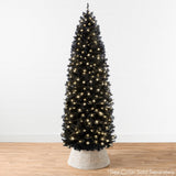 Pre Lit Sparse Christmas Tree 2 in 1 LED Lights with Cordless Connection