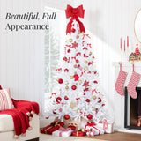 Unlit Artificial White Pine Christmas Tree with Sturdy Metal Stand product image