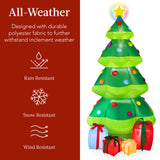 RADYAN inflatable Christmas tree outdoor blow-up decoration lit with LED lights for yard display