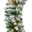 9Ft Pre-Lit Christmas Garland with 2-in-1 LED Lights