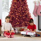 Pre-Lit Artificial Christmas Tree with Incandescent Lights and Sturdy Stand product image