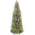 Pre-Lit Frosted Scotch Pine Pencil Christmas Tree with Metal Stand product image