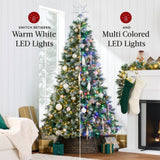 Pre-Lit Frosted Scotch Pine Christmas Tree with Sturdy Metal Stand product image