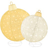 2-Piece Lighted Pop-Up Christmas Ornament Set with 180 LED Lights