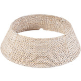 36-Inch Woven Hyacinth Christmas Tree Collar