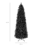 Artificial Pencil Christmas Tree for Small Space Holiday Decor product image showing its overall design and key.