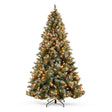 Pre-Lit Pine Christmas Tree with Pine Cones and Berry Accents product image showing its overall design and key features.