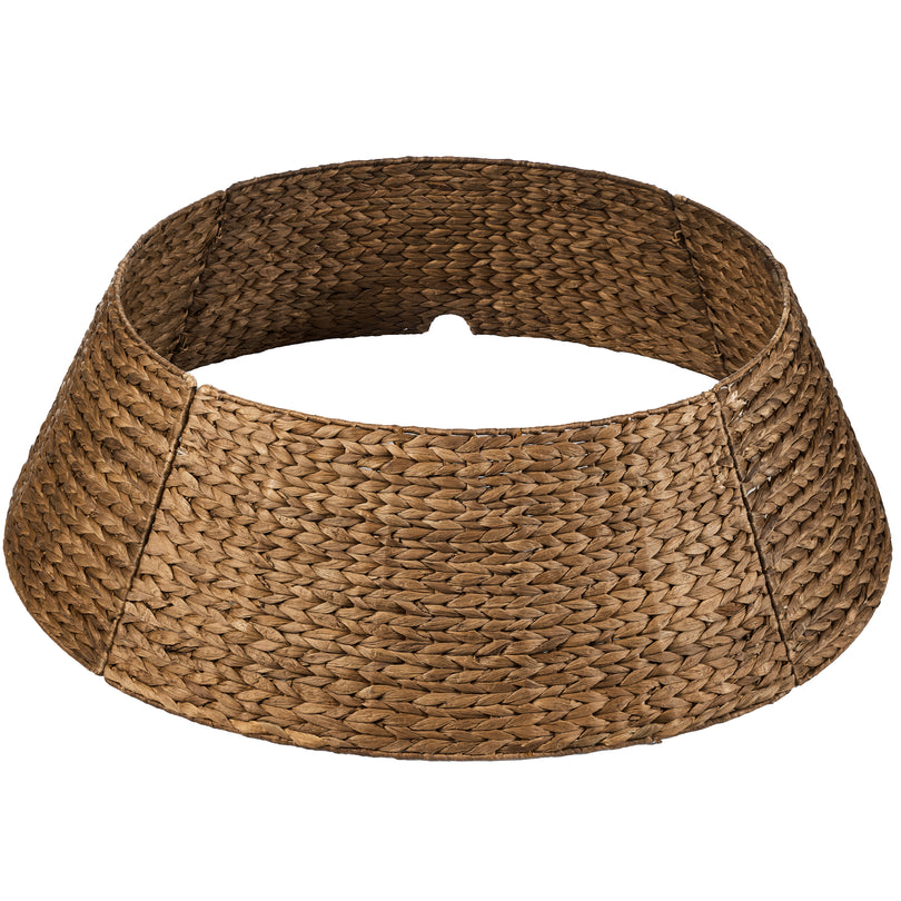 24-Inch Woven Hyacinth Christmas Tree Collar