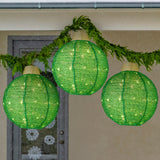 3-Piece Hanging Pop-Up Christmas Ornament Set with LED Light
