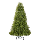 Artificial Hinged Nordic Fir Christmas Tree with Foldable Stand product image showing its overall design and key.