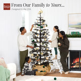 Pre Lit Sparse Christmas Tree with 2 in 1 LED Lights & Cordless Connection