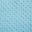 Sky Blue Minky Dimple Dot Fabric,