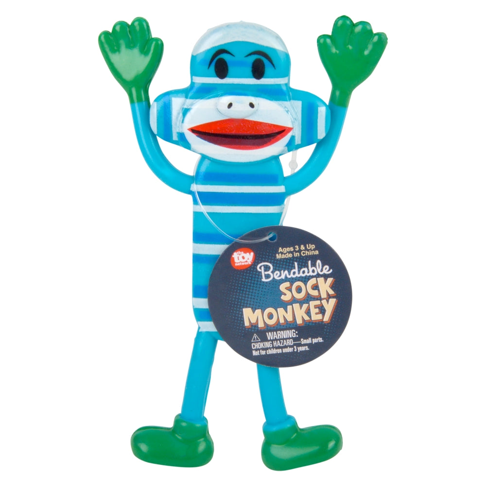 Bendable Sock Monkey Toy (24 Pc Display)