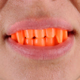 Neon Goofy Teeth (144 Pc Poly Bag)
