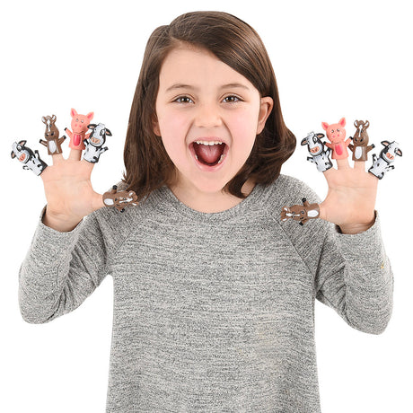 Farm Animal Finger Puppets (1 DZ)