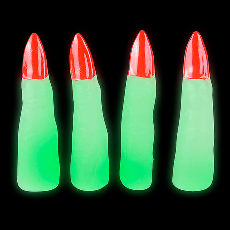 Glow In Dark Martian Fingers (72 Pc Poly Bag)
