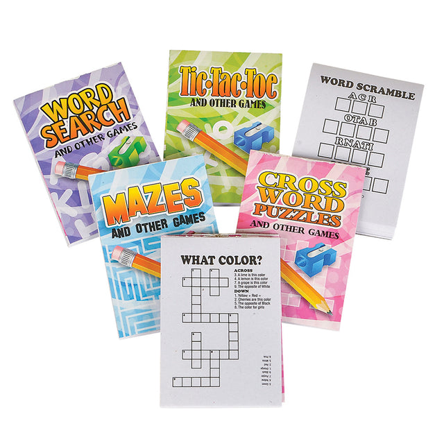 Mini Activity Books 2" x 3" (1 DZ)