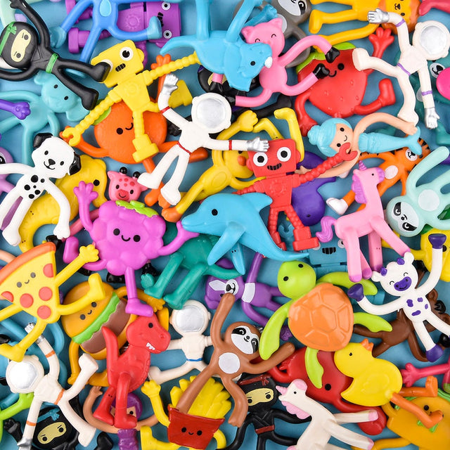 Mini Bendable Assortment (72 Pc Poly Bag)