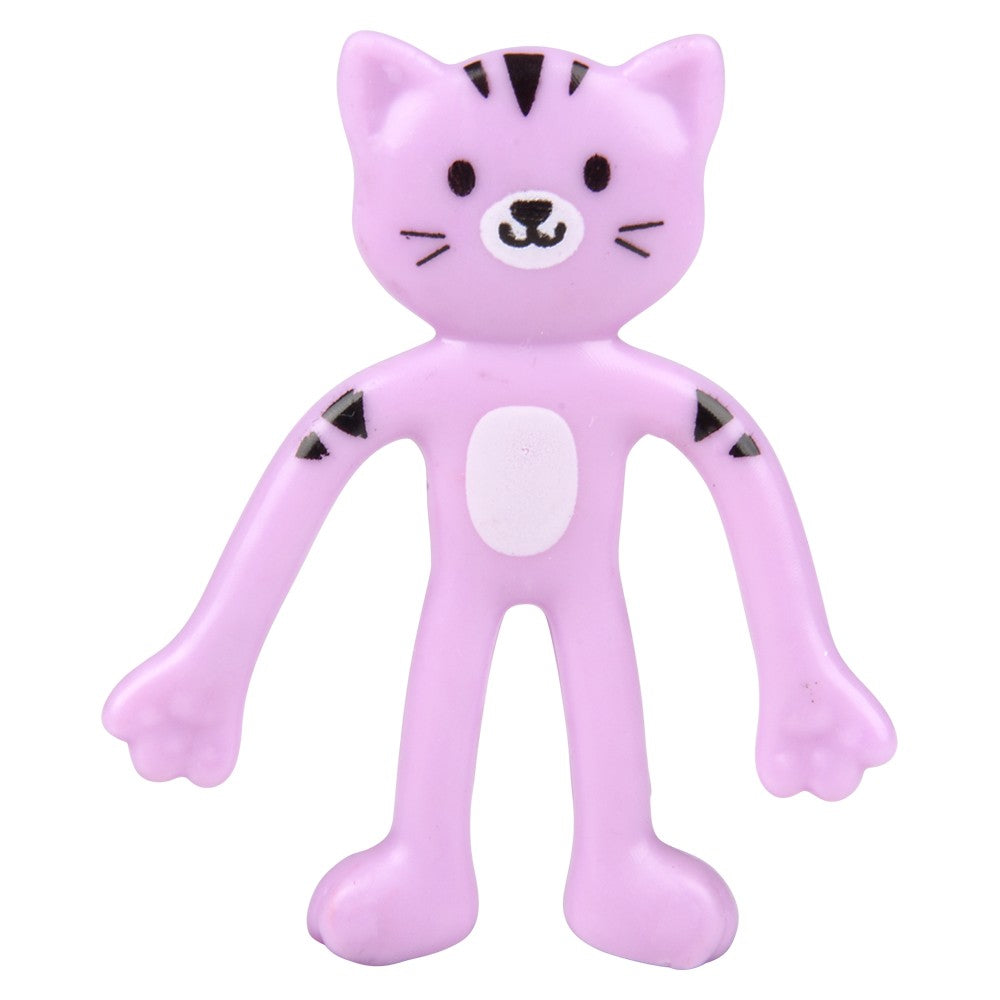 Mini Bendable Cats (48 Pc Poly Bag)