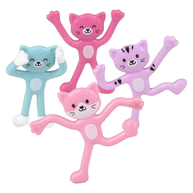 Mini Bendable Cats (48 Pc Poly Bag)