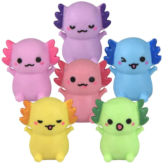 Mini Axolotl Squeezy Figurines (100 Ct)