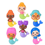 Mini Mermaid Squeezy Figurines 100ct