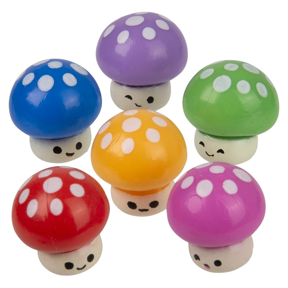 Mini Mushroom Squeezy Figurines (100 Ct)