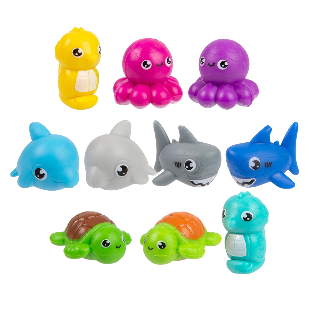 Mini Sea Life Squeezy Figurines (100 Ct)