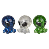 Mini Glitter Alien Figurine (100 Pc Polybag)